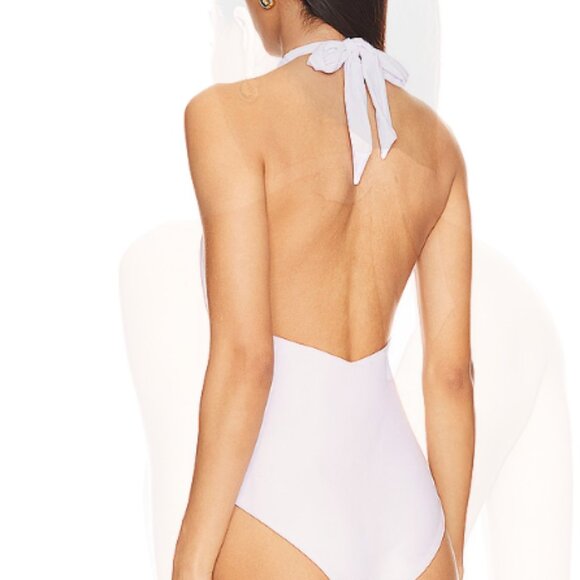 Beach Riot Jessica One Piece White Swimsuit - Picture 2 of 2